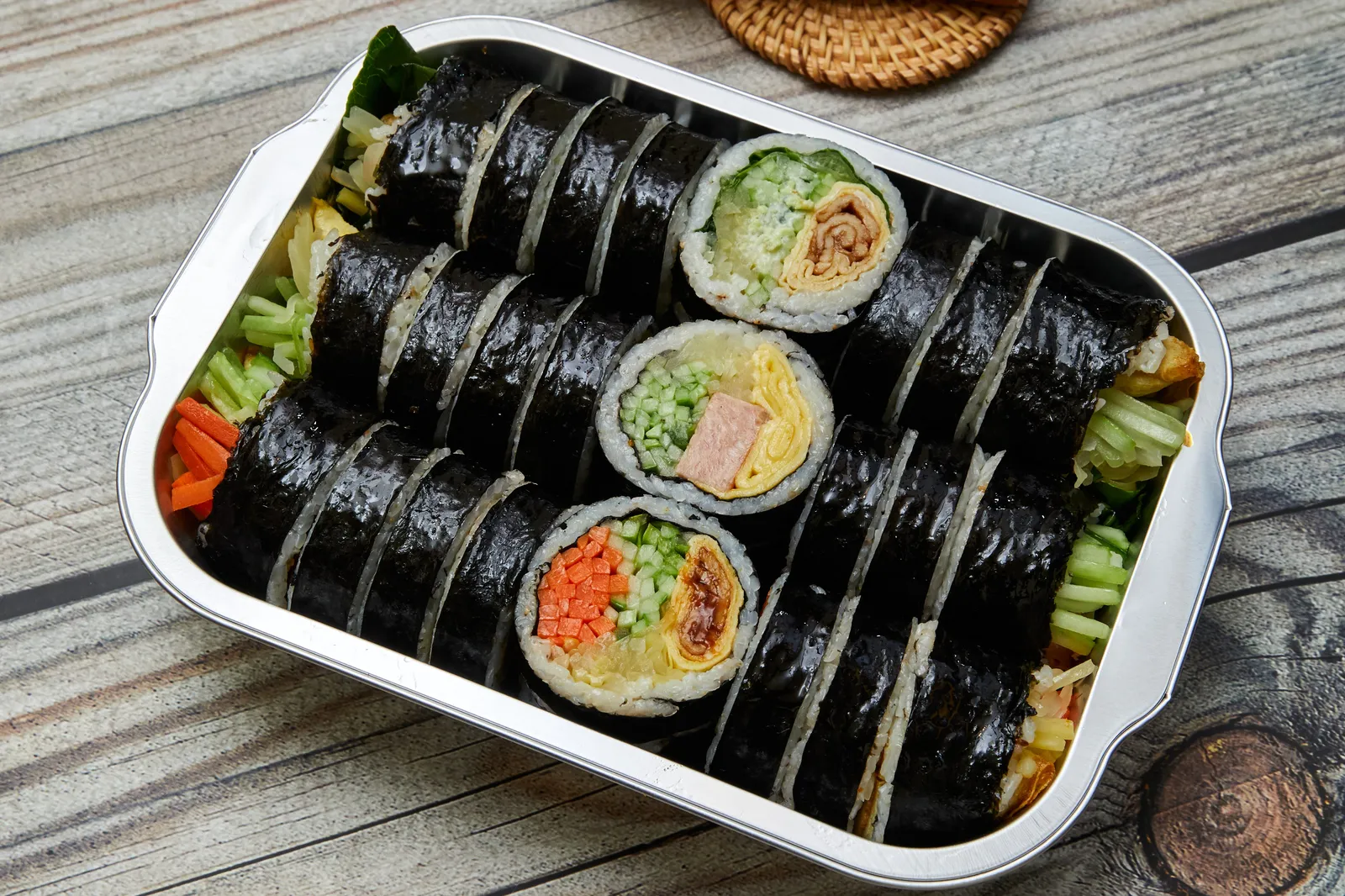 오토김밥 마곡점 모듬김밥 3종